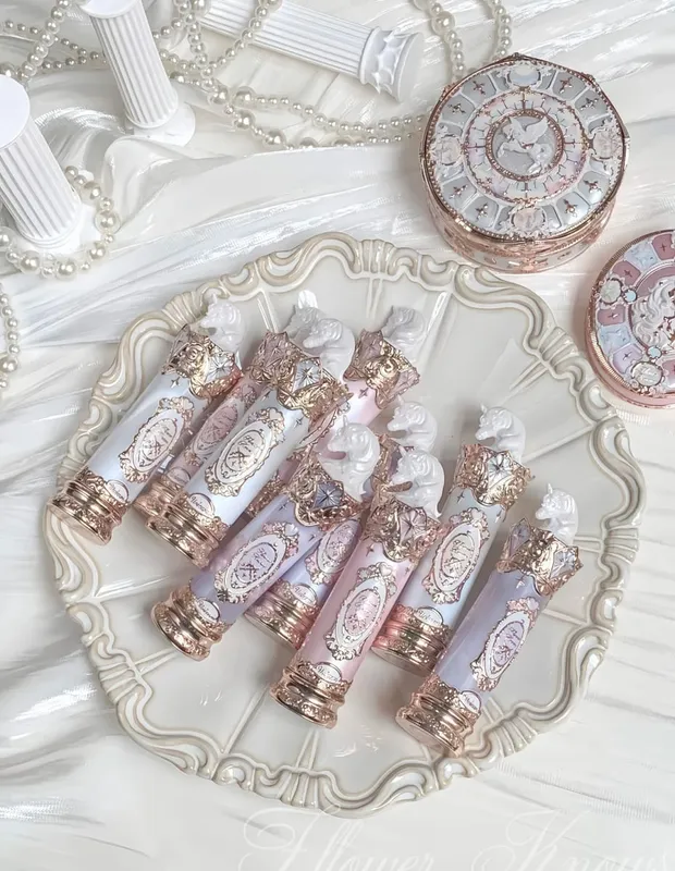 Flower Knows Knight Unicorn Water Light Jelly Finish Lip Gloss Hydrating Solid Lips Lasting Makeup — image 3