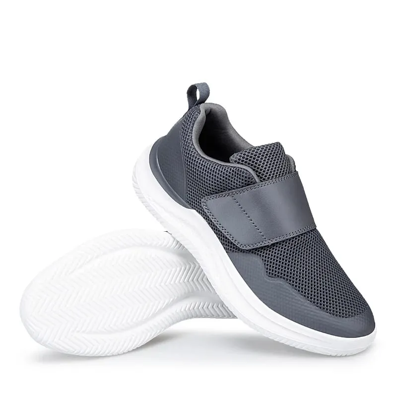 Men Orthopedics Wide Feet Swollen Walking Casual Shoes Thumb Eversion Adjusting Soft Comfortable Diabetic Man Shoes Big Size — image 9