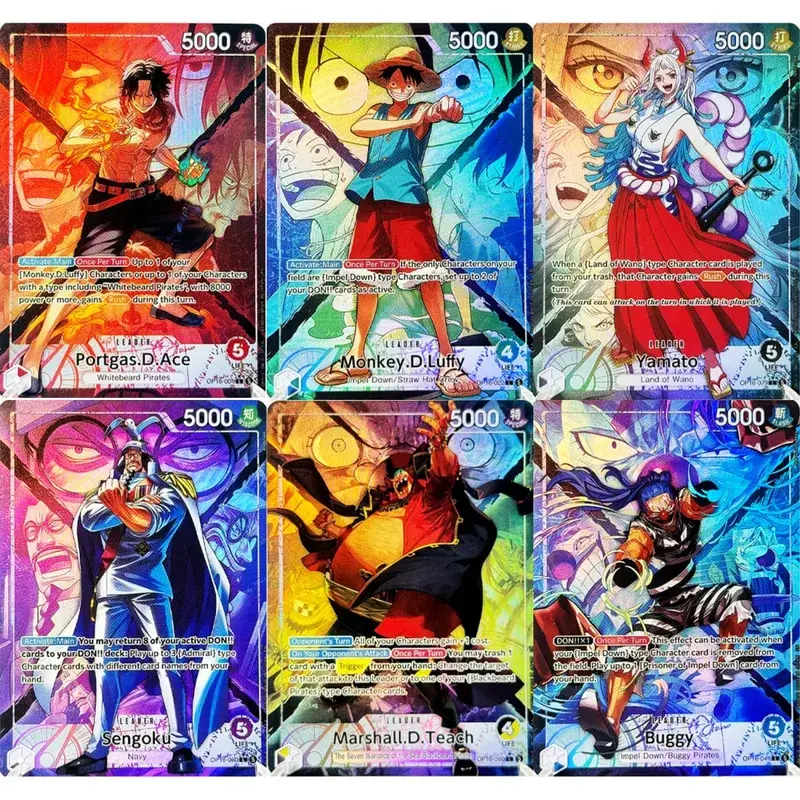 Komplet sæt One Piece Card Game SP sjældent kort komplet samling Højkvalitets DIY Replica Anime Foil Proxy Card [engelsk/japansk]