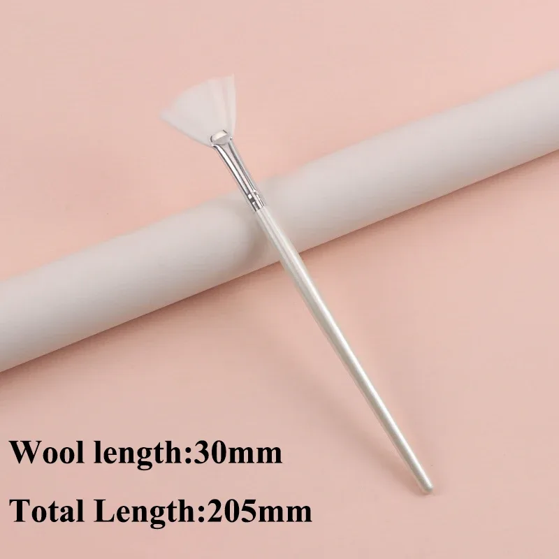 Practical Facial Brushes Fan Makeup Brushes Portable Mask Brush Cosmetic Tools for Women Flexible Facial Soft Mask Applicator — image 17