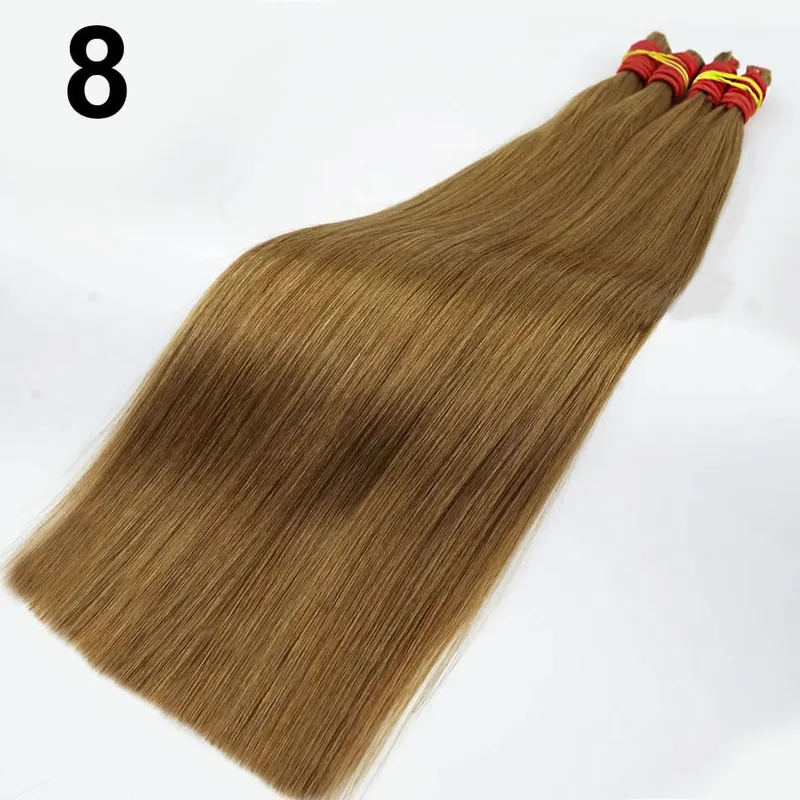 Extensiones de cabello humano 100% Real sin trama, cabello humano Remy a granel, cabello indio virgen negro Natural sin procesar, trenzado para mujeres — image 12