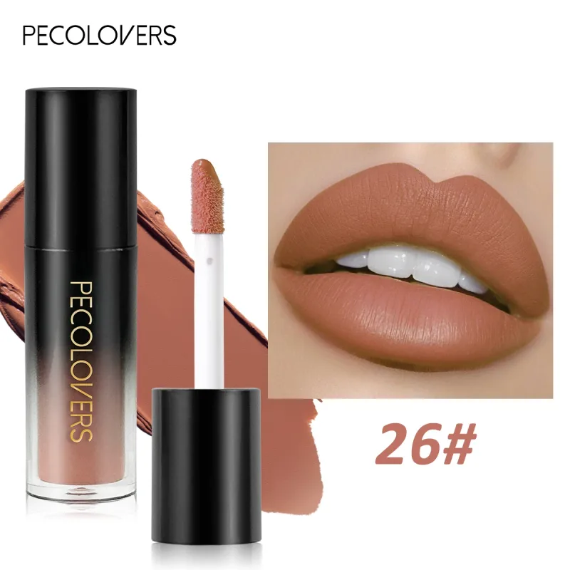 Multiple Colors Matte Velvet Lip Gloss Waterproof Long-lasting Non-stick Cup smooth Lipstick To Apply High Color Rendering — image 11