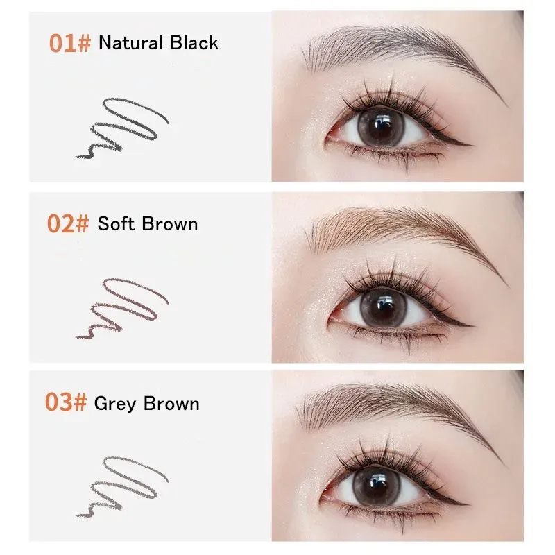Hard Microblading Eyebrow Pen Waterproof Eyebrow Pencil Definer Long Lasting Natural Wild Brow Applicator Easy To Wear