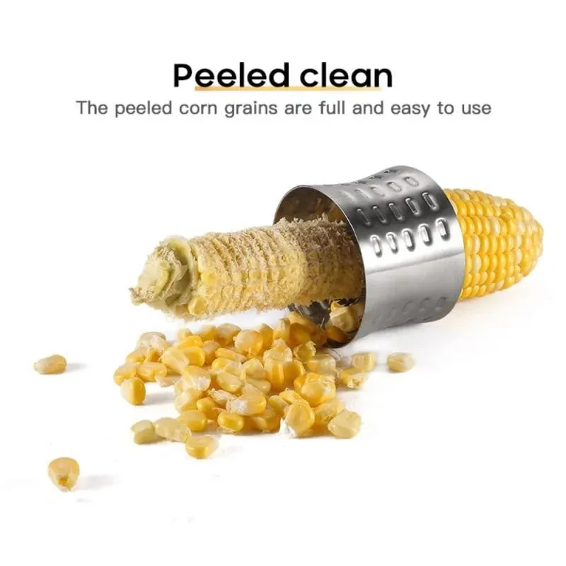 Corn Stripper Fruit Tools Stainless Steel Corn Cob Remover Cutter Shaver Fruit Vegetable Cooking Tools Kitchen Supplies 1Pc — image 5