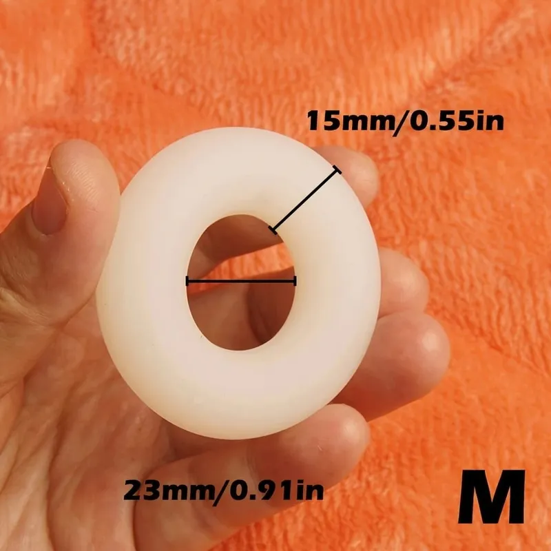 Ultra Soft Stretchy Cock Rings Liquid Silicone Penis Rings Cockring Ball Stretcher Delay Ejaculation Sex Toys for Men