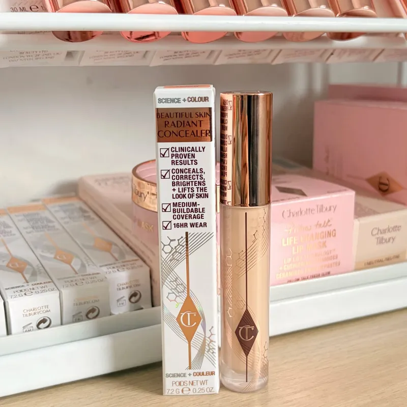 Charlotte Tilbury CT Highlighter Foundation Continuously Texture of The Makeup Hydrating Concealer Brightens Powder Compact — image 11