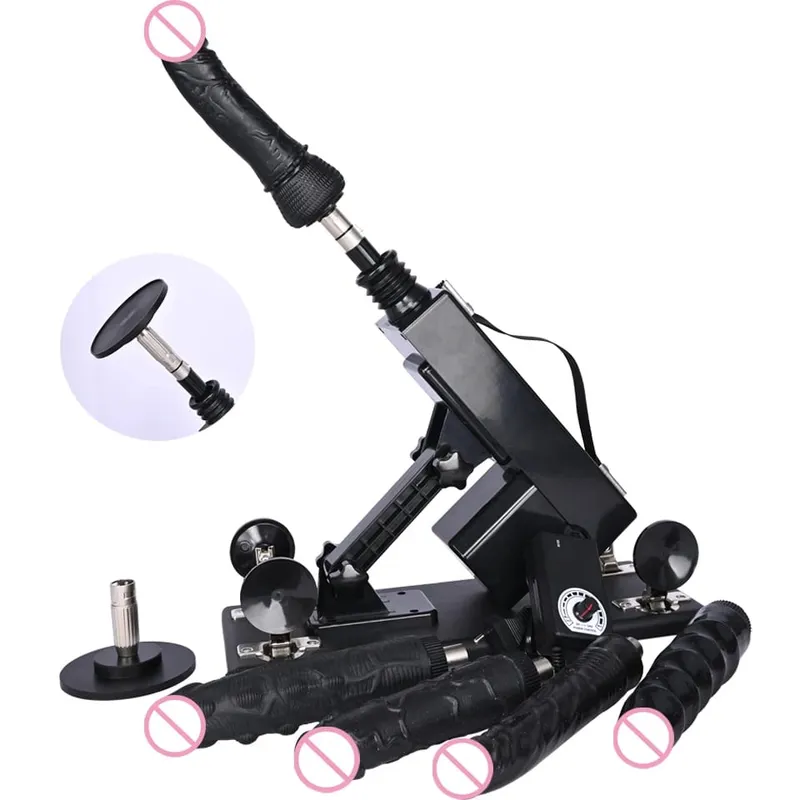 Sex Machine Female Masturbation Pumping Gun with Dildos,More Attachments Vibrator Adjustable Speed Love Machine for Couple — image 23