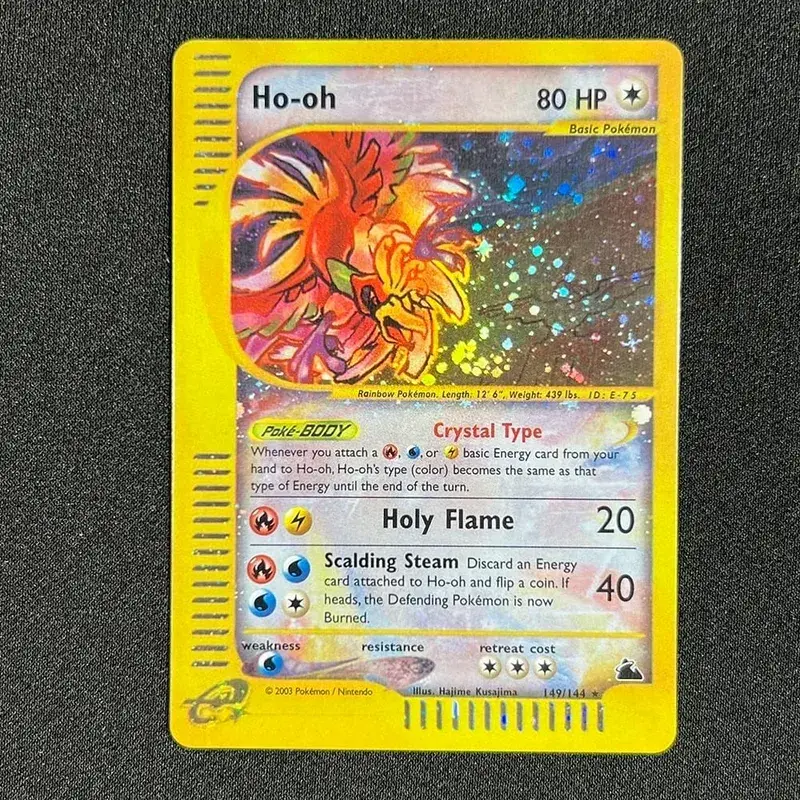 PKM Single Cards 1st Edition E-Card Celebi Charizard Skyridge (SK) Foil Cards Zapdos Aquapolis Classic Game Collection PROXY — image 2
