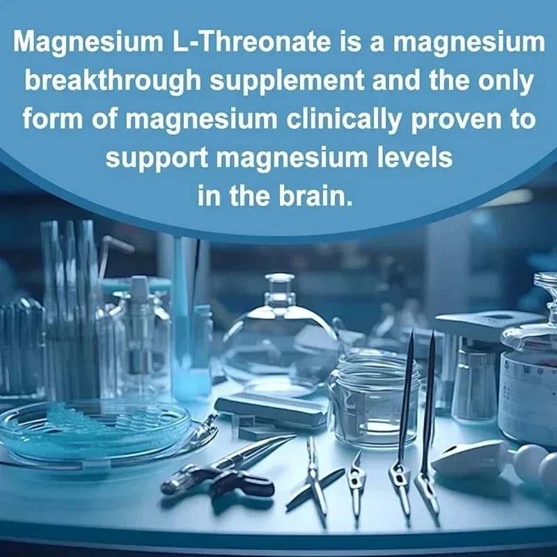 Magnesium L Threonate - Focus and Memory Enhancer Supports Nerve Function Muscle Strength Bone and Joint Health — image 6