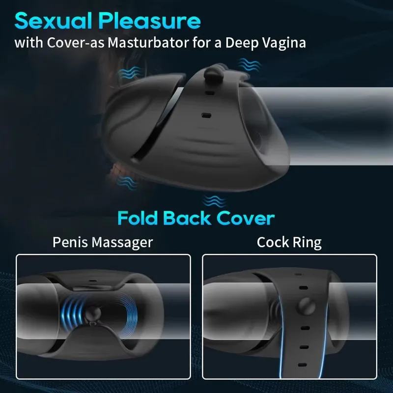 Bluetooth Penis Vibrator for Men Penis Delay Trainer Sex Machine Glans Massager Male Masturbator Sex Toys for Men Adult Goods — image 5