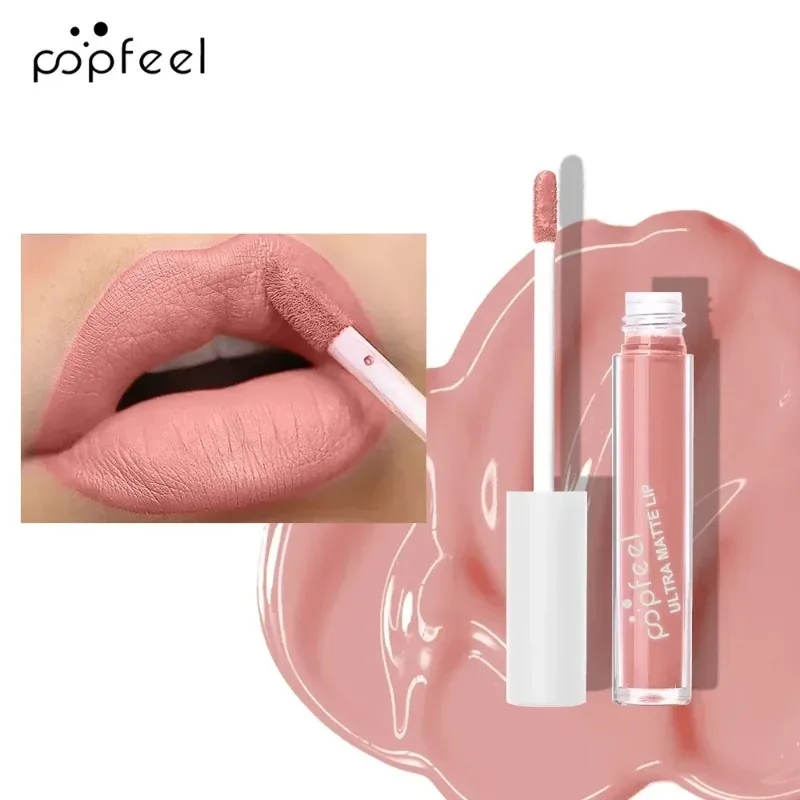 Punk Matte Black Liquid Lipstick Waterproof Long Lasting Party Lip Gloss Personality Velvet Nude Lip Tint Halloween Lips Makeup — image 8