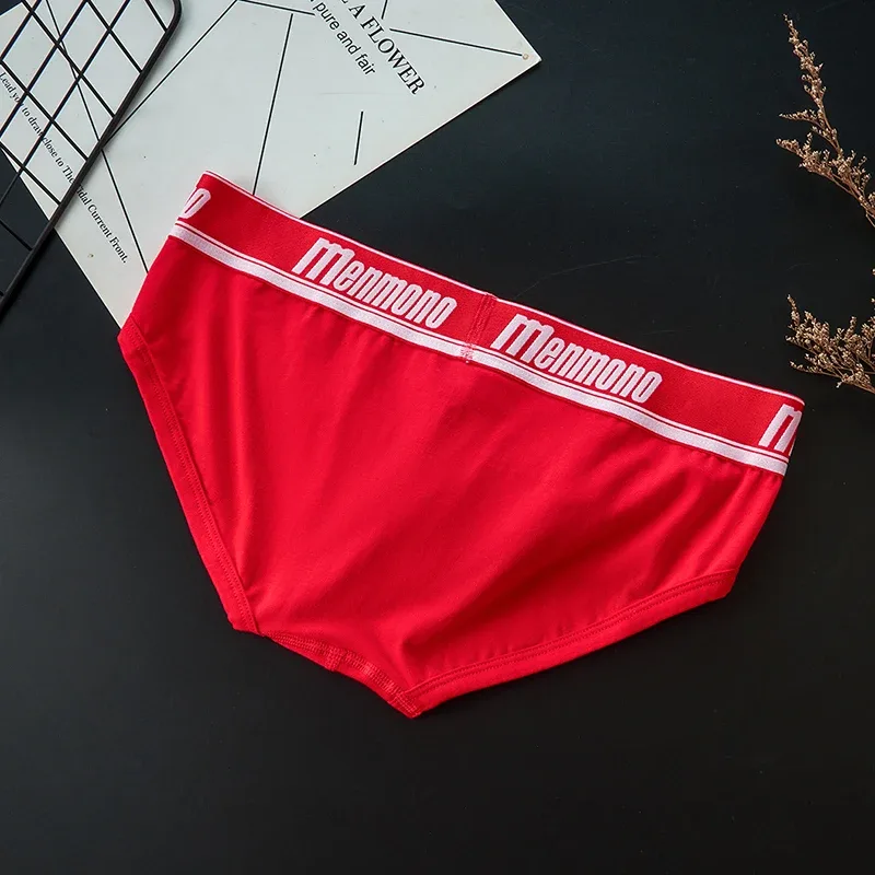 Cuecas masculinas de cintura baixa, cuecas sexy masculinas, maré apertada, verão, algodão, esportes, respirável — image 3