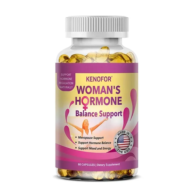 Menopause Support Supplement for Women - Relieves Fatigue Bloating Hot Flashes Mood Swings - Supports PMS PMDD PCOS
