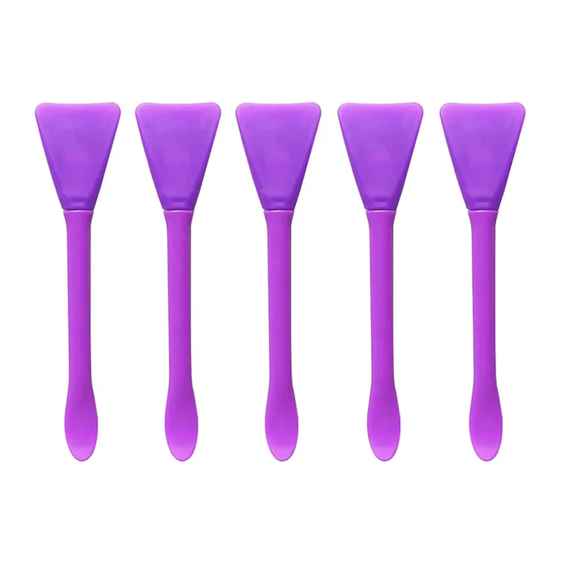 5pcs Silicone Face Mask Brushes Makeup Spatula Applicator Skincare Spatula Lotion Face Cream Applicator Spa Makeup Tools — image 10