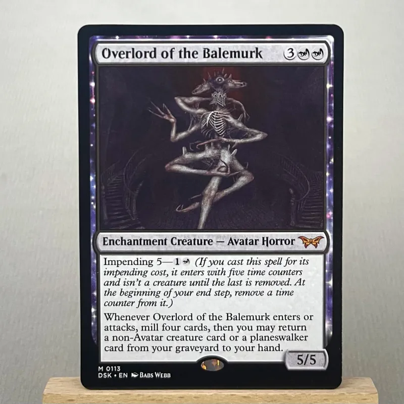 J25 INR FDN DFT DSKHOLO11-01 Tcg Proxy karty Edgar Markov Teror vrcholů Void Winnower The Aetherspark