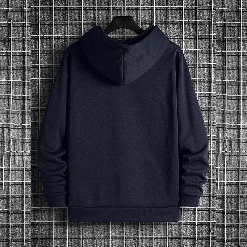 Hoodie urbano masculino 2025 de alta qualidade cor sólida manga longa moletom casual desportivo com capuz outerwear jesus cruz impressão pulôver — image 11