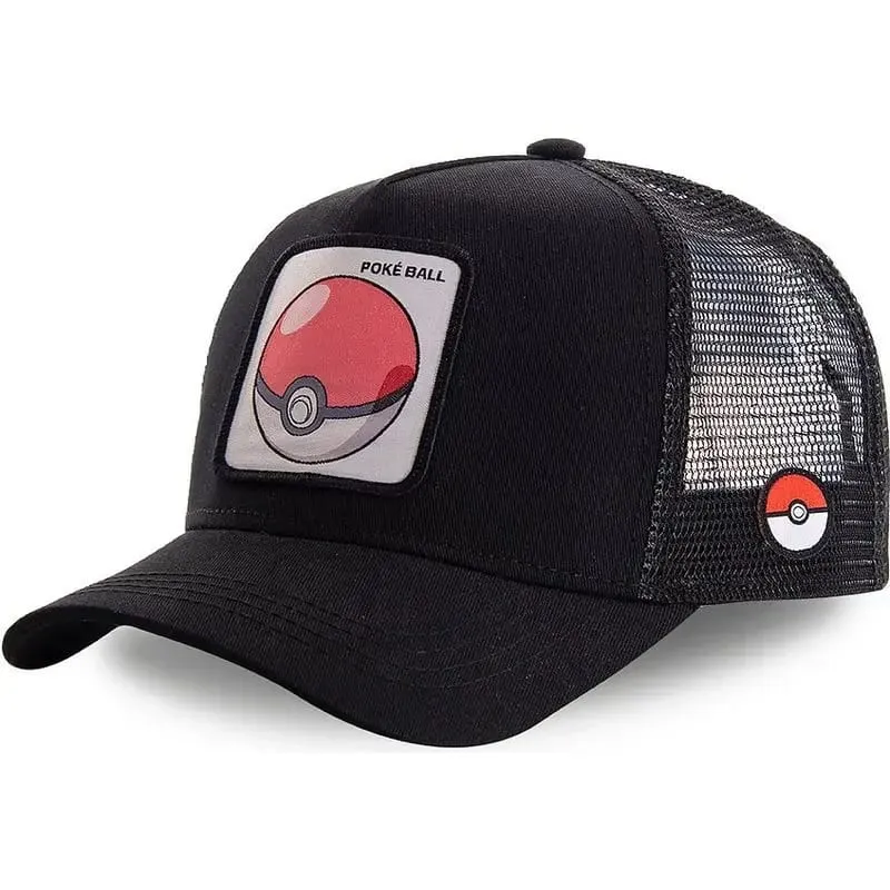 Pokemon High Quality Embroidery Baseball Cap Pikachu Gengar Snorlax Psyduck Anime Adjustable Breathable Mesh Hat Cosplay Gifts — image 4