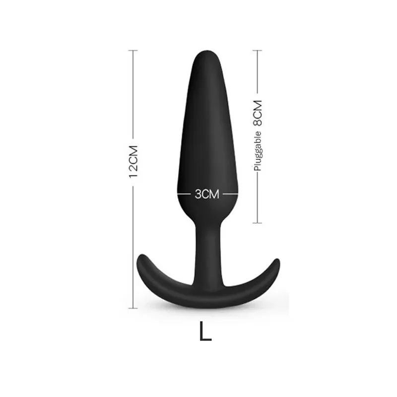 Palam Dubur Bentuk T 3 Saiz Perangsang Palam Punggung Silikon Lembut Mainan Seks Dubur Pengurut Prostat Dildo untuk Wanita Lelaki Mainan Seks Dewasa — image 8