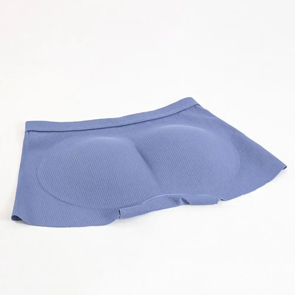 Fake Ass Men Boxers 3D Design Traceless Effect Mid-rise Underpants Solid Color U-convex Ergonomic Design Boxers Briefs — image 4