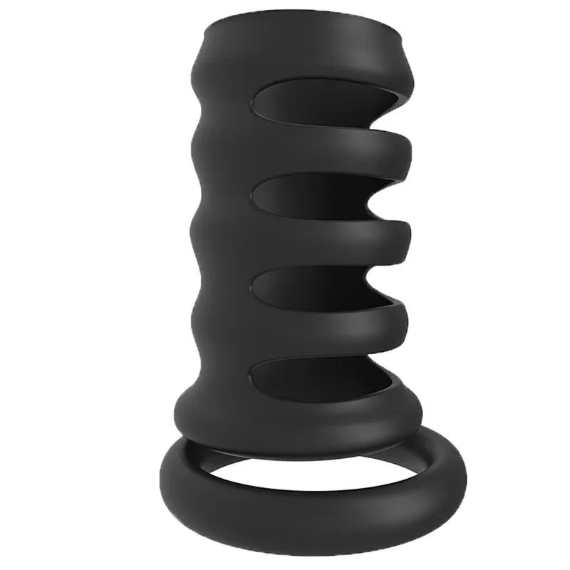 Silicone Semen Lock Ring Male Penis Ring Adjustable Delay Ejaculation Lasting Scrotum Lock Ring Sex Toys for Men Adult Products
