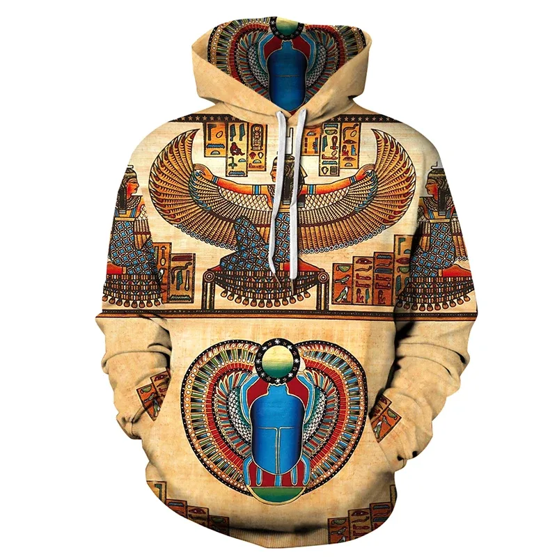 Fashionable 3D Printed Bohemian Pattern Men's Top Fashionable Men's Loose Large Sports Hoodie Street Retro Long Sleeve Hoodie — image 13