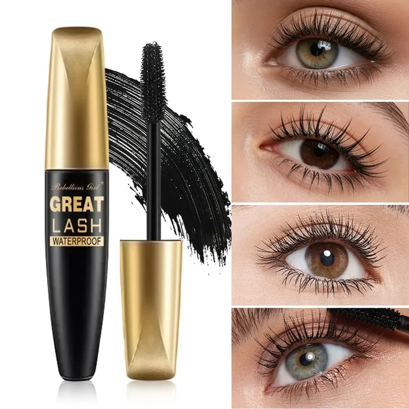 3pcs Makeup Sets for 40 Colors Rainbow Eyeshadow Palette+Black Mascara with 1pc Brush 3 In 1 Makeup Kit For Daily Party Daily — image 7