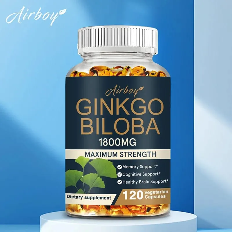 Ginkgo Biloba - Improves Concentration Memory and Learning Promotes Brain Health Improves Clarity