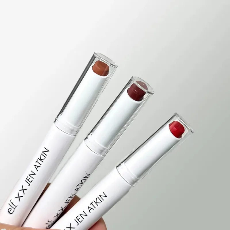 e.l.f. ELF X Jen Atkin Double-End Lip Liner & Gloss Pen 3Pcs Makeup Set with Vivid Red Lip Shade for Daily Lip Styling — image 6