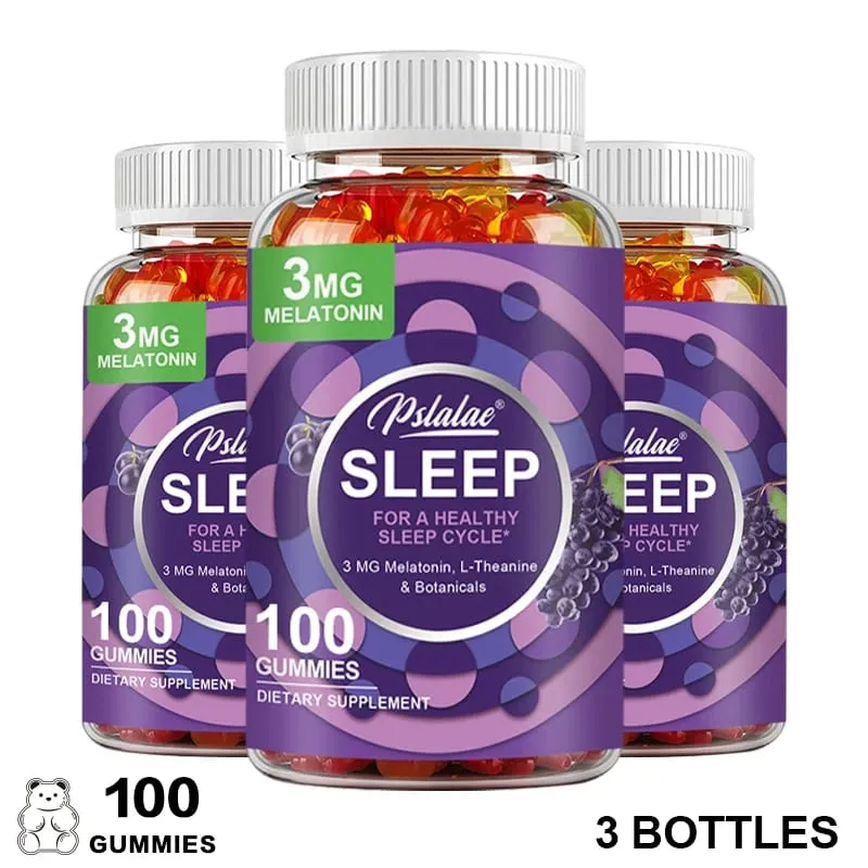 Sleep Gummies - with Melatonin L-Theanine - Aid Sleep Relieve Stress Promote Rapid Sleep and Enhance Sleep Quality — image 9