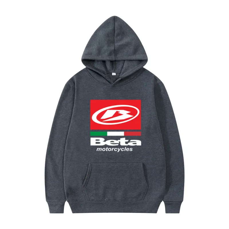 Nová mikina Beta Racing Tops Cool Men svetr Zima Podzim Beta Mikiny Streetwear — image 2