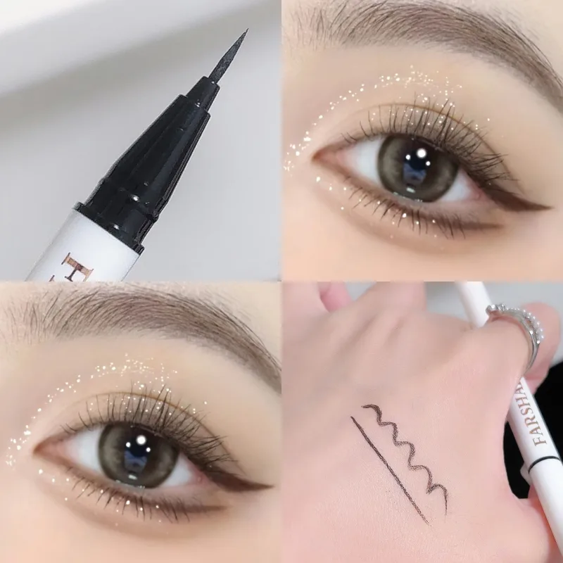 0.1mm Colorful Liquid Eyeliner Pen Waterproof Lasting Quick-Dry Easy To Color Eye Liner Cosmetics Tool Blue Pink White Eyeliner — image 9