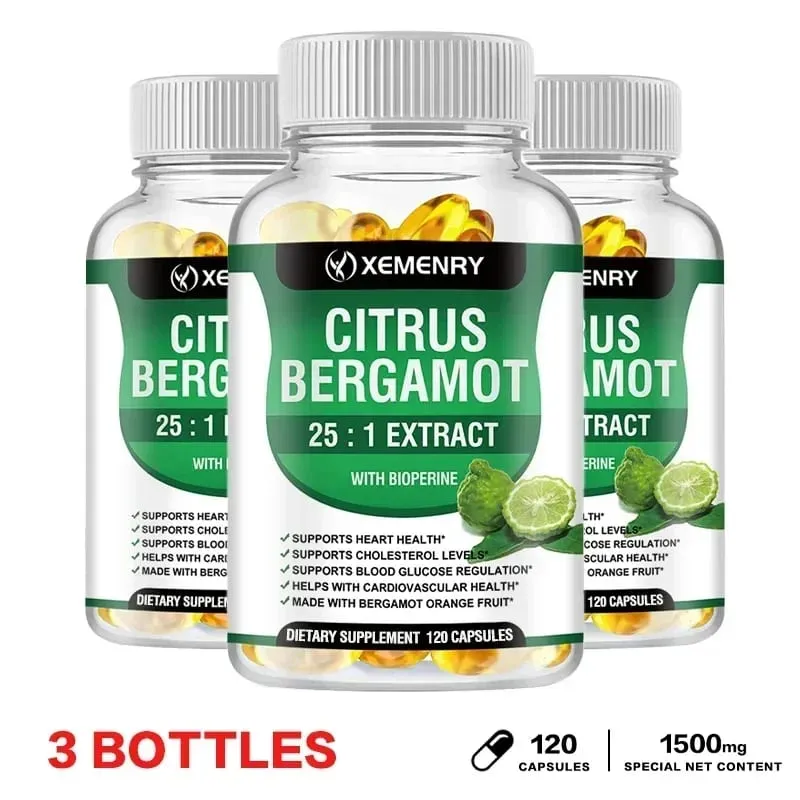 Citrus Bergamot Capsules - Heart & Cardiovascular Health Immune Support Antioxidant Helps with Overall Health — image 8