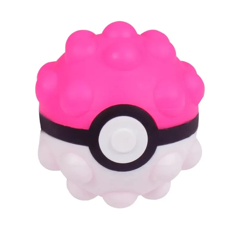 Pokemon Decompression Toys 6styles Cute Poke Ball Pinching Chronic Rebound Toys Small Unzip Ball Portable Play Children Gifts — image 9