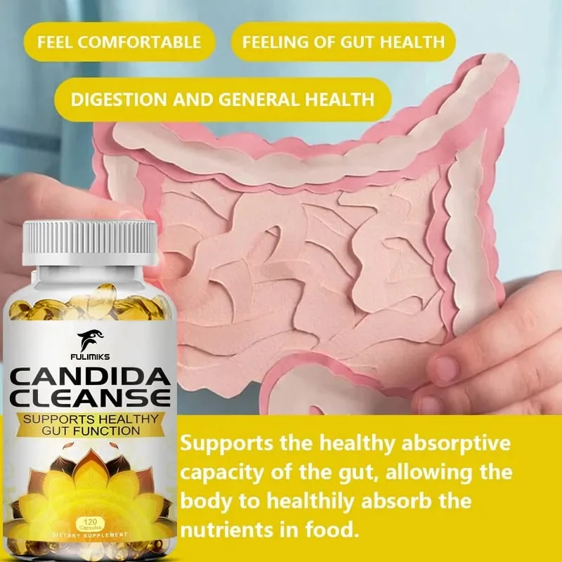 Fulimiks Candida Cleanse - Antioxidant Intestinal Cleansing and Detoxification Promote Digestion & Metabolism - 120 Capsules — image 6