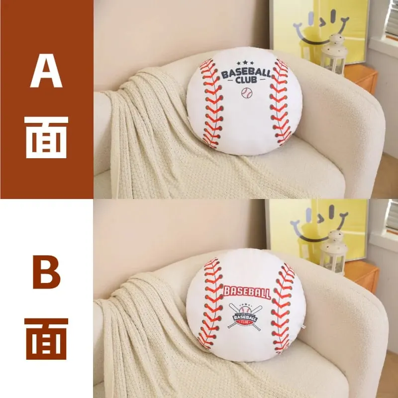 48cm Sports Ball Plush Pillow Stuffed Soft Seat Cushion Decorative Volleyball Rugby Table Tennis Basketball Golf Billiards Gift — image 13