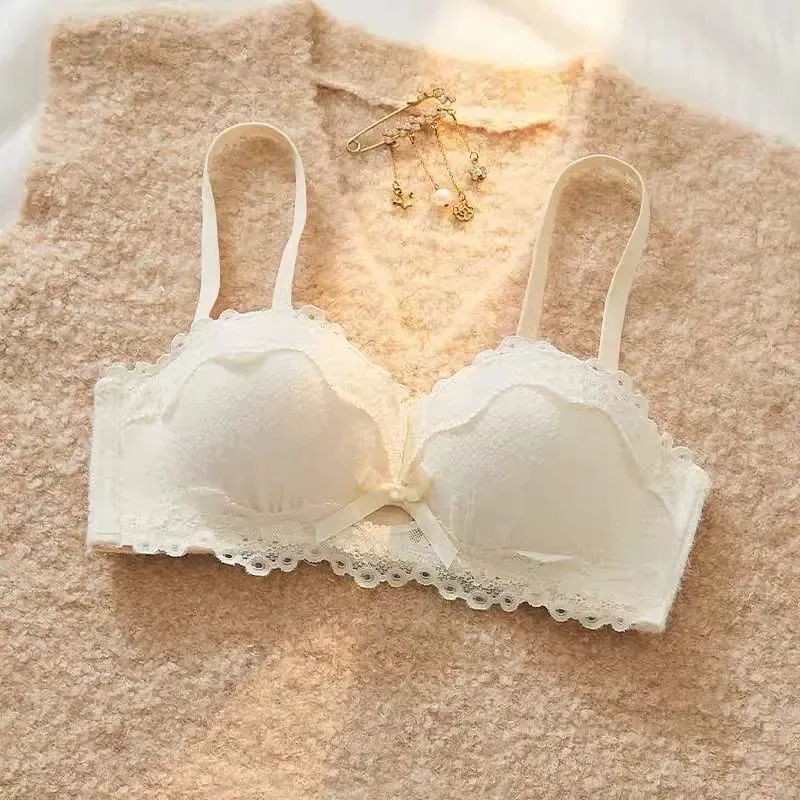 Ren Gợi Cảm Bộ Có Đệm Dày Nhỏ Nâng Ngực Định Hình Nửa Áo Cúp Ngực Che Khuyết Điểm Ngắn Dùng Thân Thiết Quần Lót — image 13