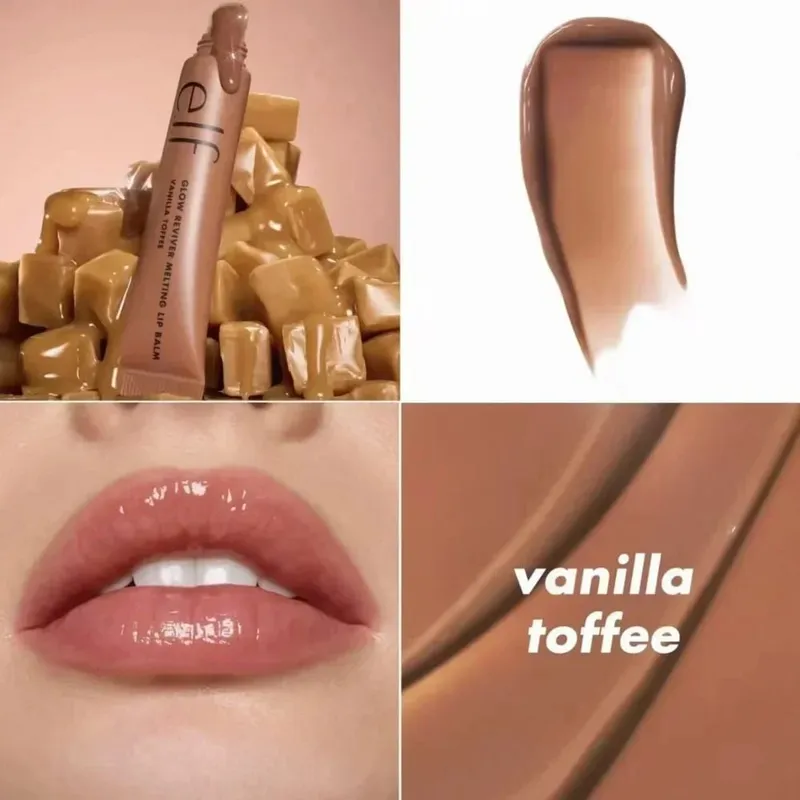 Elf Brand Portable Fruit Flavor Lip Gloss Lightweight Hydrating Nourishing Repairing Improve Lip Lines Tinted Lip Balm Cosmetic