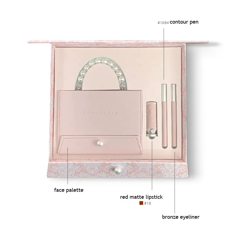 Make Up Set colorrose gift set eye blush highlighter all-in-one palette eyeliner lipstick cosmetic set — image 5