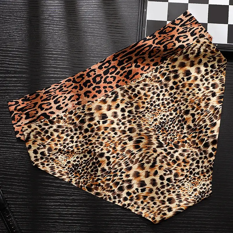 Choice Ropa interior hombre 3D convex pouch calzoncillos hombres leopard print sissy gay man underwear ice silk sexy tоy mens — image 13