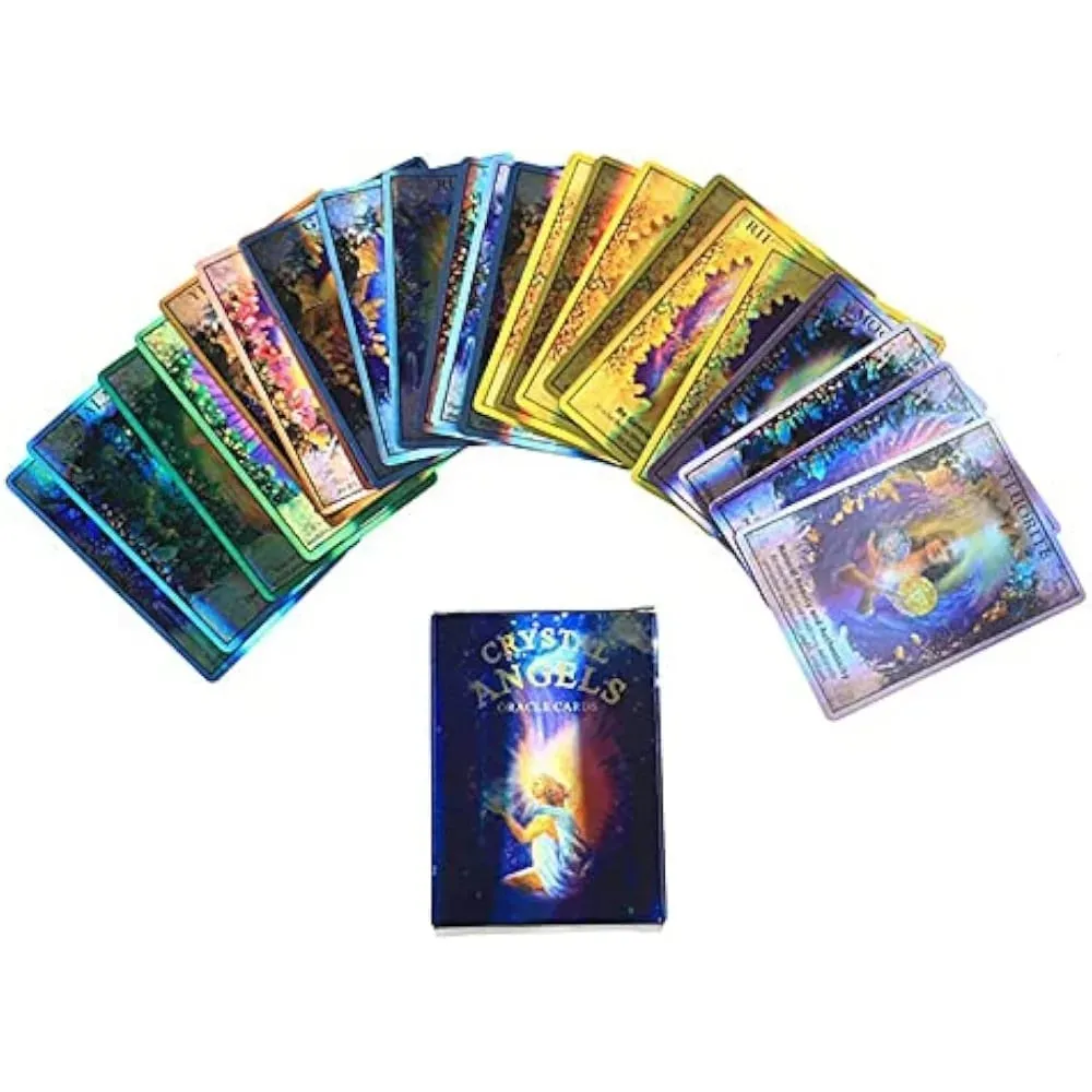 Crystal Angels Oracle Laser Cards 44 Pcs Cards 9.3*6.7cm — image 5