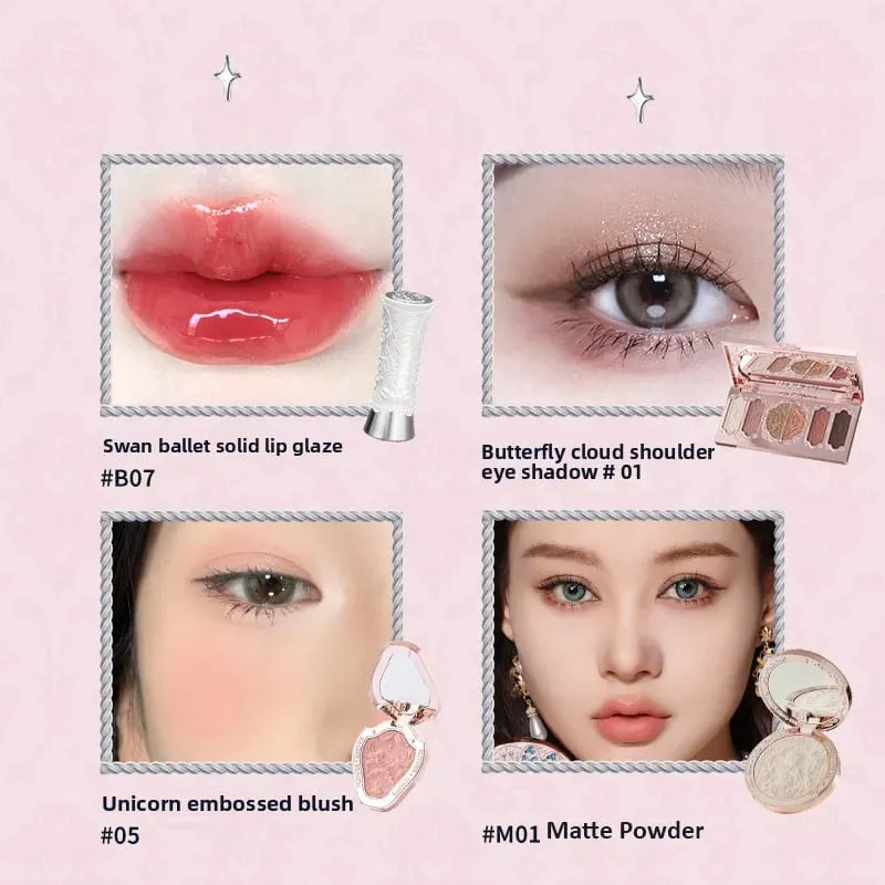 Flower Knows Makeup Set Lip Mud Highlighter Powder Blusher Eye Shadow Professional Makeup Gift Kit for Girl Cosmetics Full Set — image 9