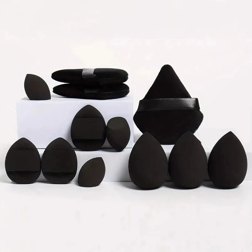 12pcs Makeup Sponge Set Essential for Beginners Cosmetic Easy to apply Puff Set Makeup Foundation Sponge
