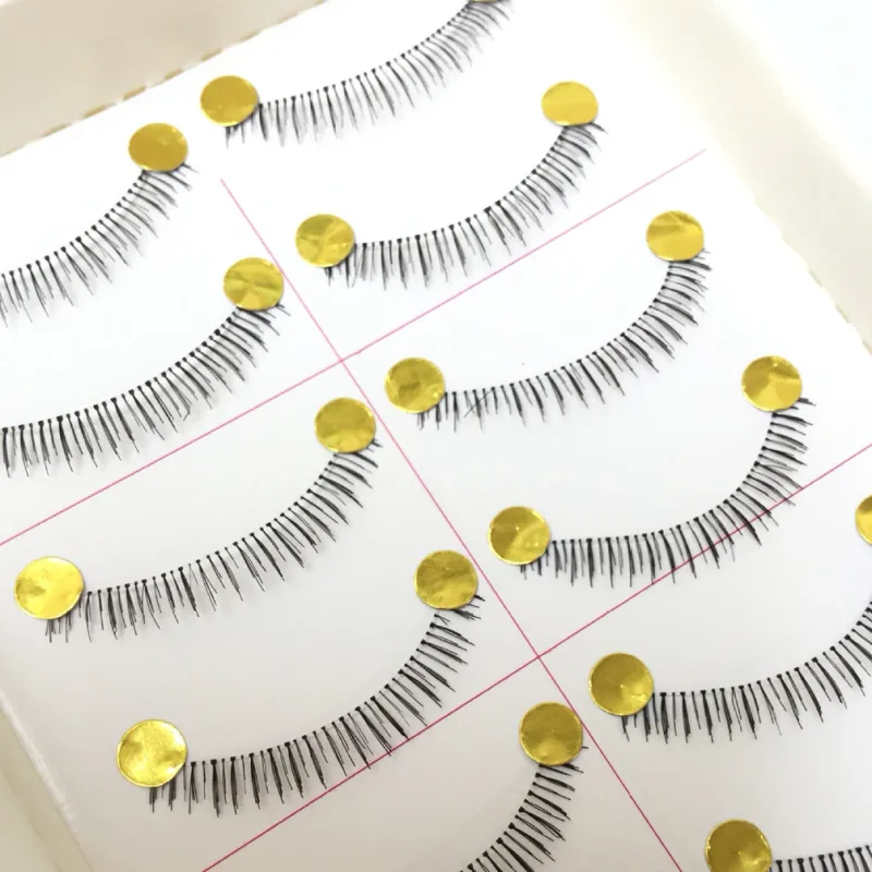 10 Pairs Pro Makeup Different Style Lower Under Bottom Eye Lashes Extension False Eyelashes Tools