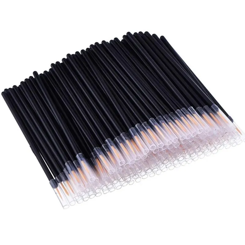 50/100pcs Eyeliner Brushes Eyelash Eyeshadow Applicator For Nail Art Painting Pen Tool Eye Lash Wands Makeup Accessories
