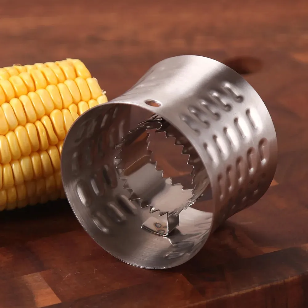 Corn Stripper Fruit Tools Stainless Steel Corn Cob Remover Cutter Shaver Fruit Vegetable Cooking Tools Kitchen Supplies 1Pc — image 9