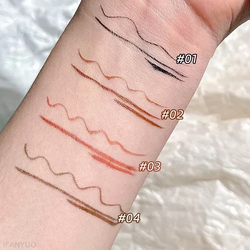 Ultra Thin Black Brown Lower Eyelash Eyeliner Pen Waterproof Lasting Smooth Lying Silkworm Eyes Liner Pencils Eye Makeup Tools