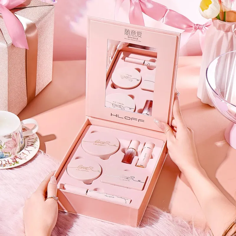 Random Love Yao Color Makeup High-End Gift Set Valentine's Day Birthday Gift Lipstick Cushion Makeup Set