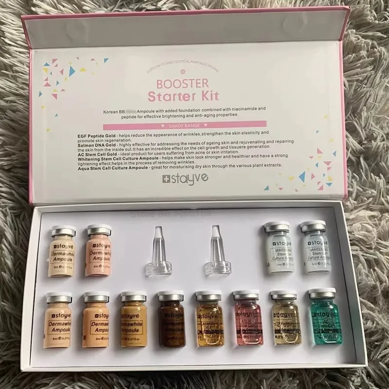 Salmon DNA/Peptide Korea Original Stayve 8ml Face BB Cream Glow Makeup Kit Hyaluronic Serum Ampoule Foundation Skin Care Beauty — image 4