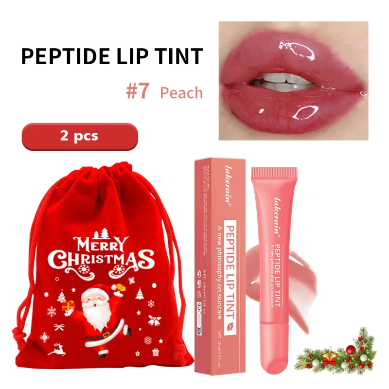 Mirror Glass Shine Lip Gloss Transparent Halo Dyeing Long Lasting Moisturizing Waterproof Cosmetics Christmas Makeup Gift — image 11