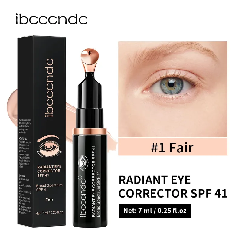 Lakerain Eye Sunscreen Concealer SPF41 Улучшает затемнение под глазами, длительное увлажнение, снимает отечность, крем-корректор для глаз
